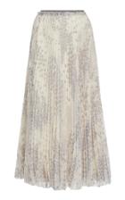 Red Valentino Chiffon Cascading Stars Skirt
