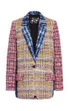 Moda Operandi Libertine Mixed Tweed Long Blazer Size: Xs