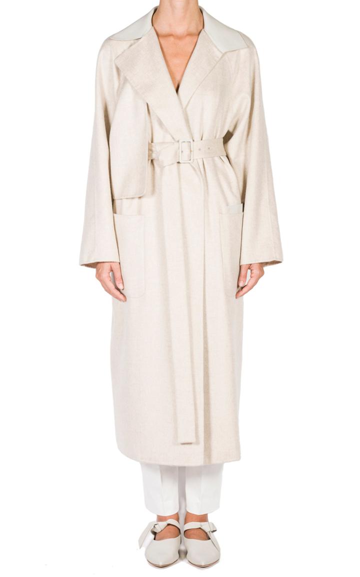 Moda Operandi Agnona Ultralight Cashmere Belted Trench