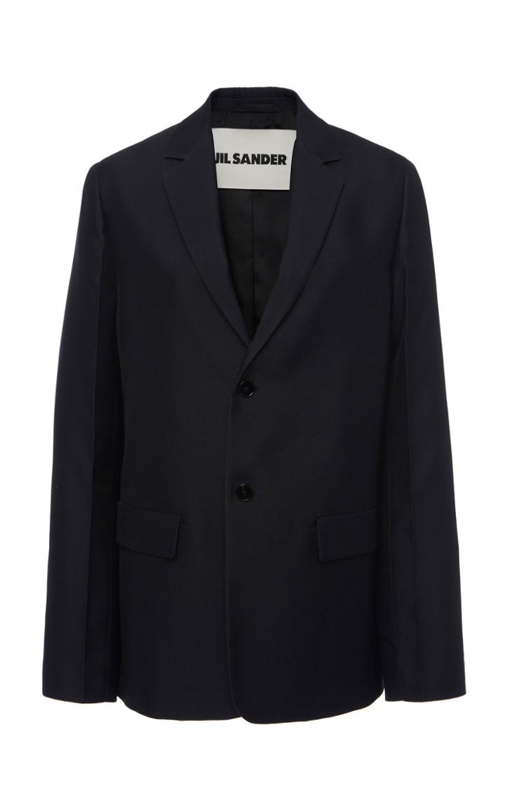 Moda Operandi Jil Sander Major Satin Jacket Size: 36