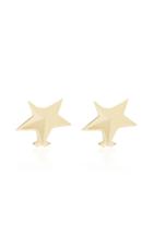 Mahnaz Collection Limited Edition 18k Gold Star Earrings By Angela Cummings For Tiffany & Co. C.1980