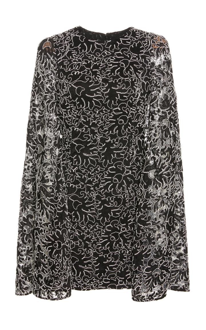 Moda Operandi Michael Kors Collection Cape-effect Lace Dress