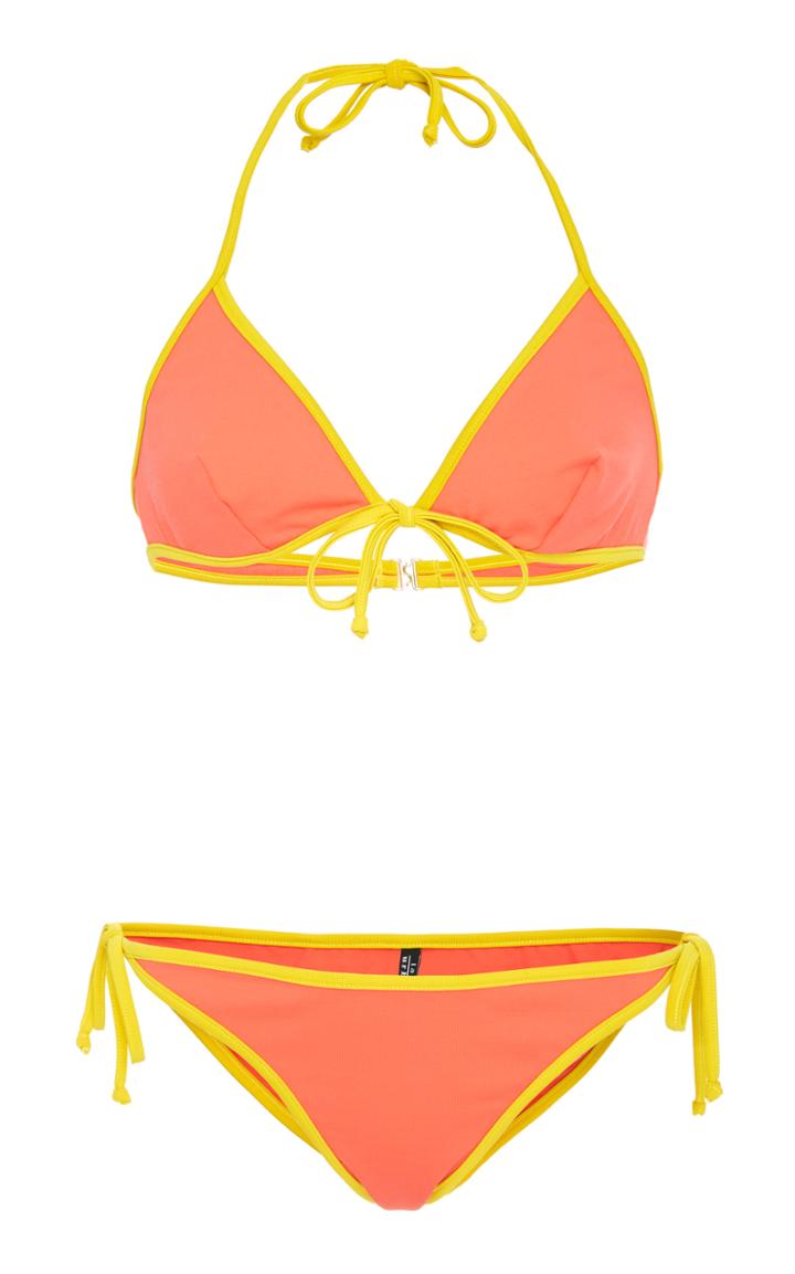 Laura Urbinati Two-tone String Bikini Set