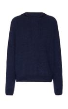 Lanvin Mlange Alpaca, Silk And Cashmere-blend Hoodie
