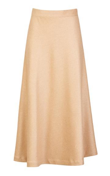 Giuliva Heritage Collection Ada Camel Hair A-line Midi Skirt