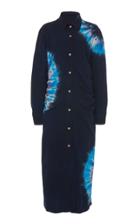 Moda Operandi The Elder Statesman Magic Fisheye Silk Maxi Dress Size: S