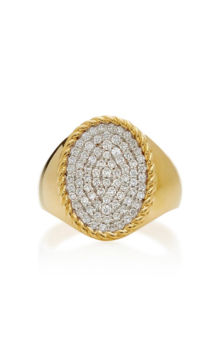 Yvonne Leon 14k Gold Diamond Ring