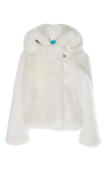 Wanda Nylon Shearling Coat