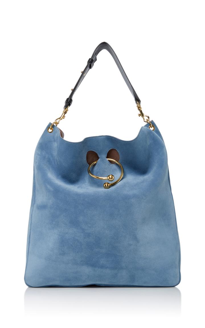 J.w.anderson Pierce Large Suede Tote