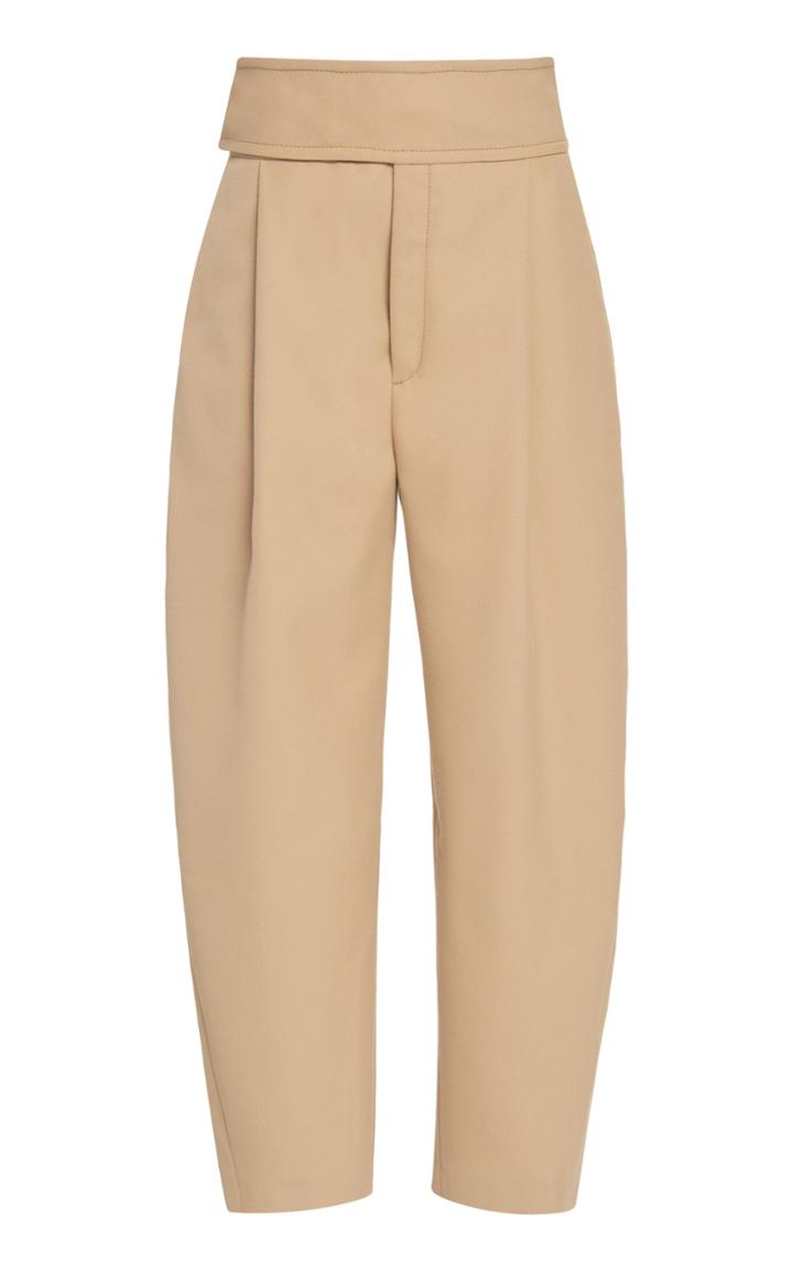 Toteme Lombardy Cropped Stretch-twill Pants