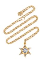 Moda Operandi Santo By Zani 18k Yellow Gold Star Of Creation Orb Necklace