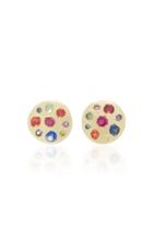 Polly Wales Medium Disc Stud Earring
