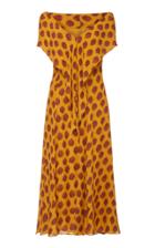 Moda Operandi Andres Otalora Manglares Printed Silk-georgette Midi Dress Size: 2