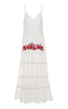 Carolina K Marieta Embroidered Cotton Maxi Dress