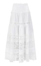 Moda Operandi Silvia Tcherassi Clarke Embroidered Cotton Skirt
