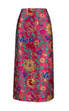 La Doublej Fucsia Pencil Skirt