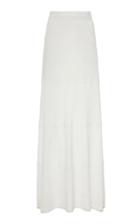 Alexis Ecco High-rise Paneled Ribbed-knit Skirt