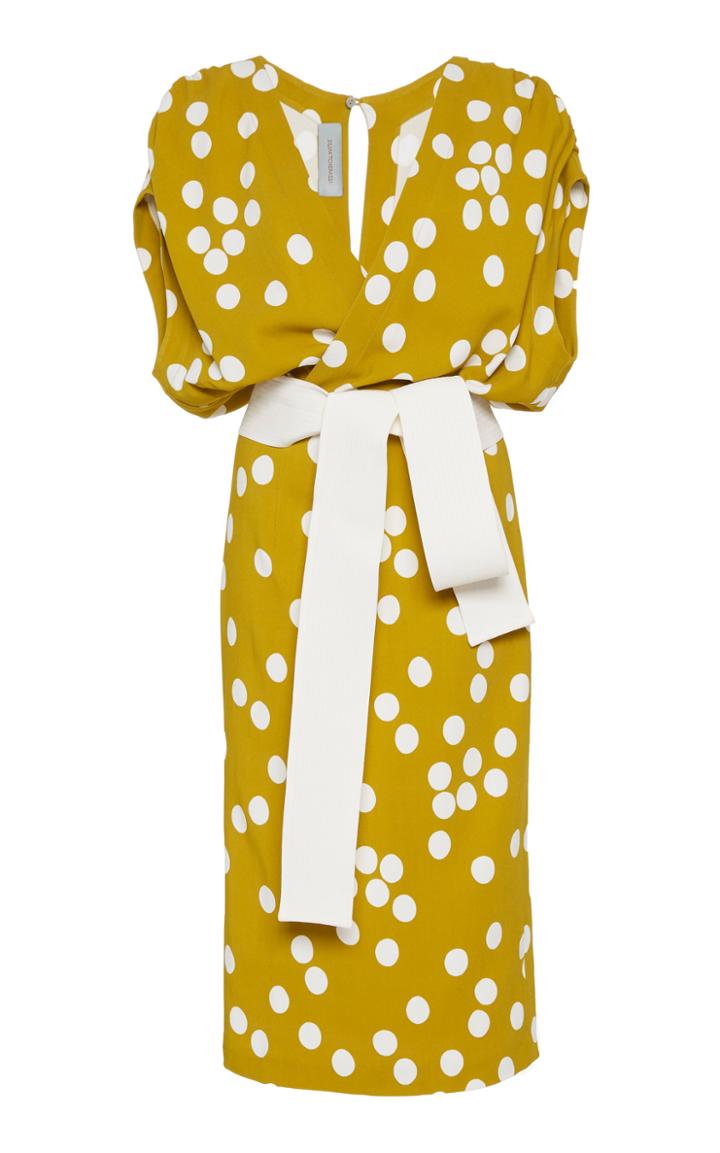 Moda Operandi Silvia Tcherassi Castelleone Tie-waist Polka Dot Dress