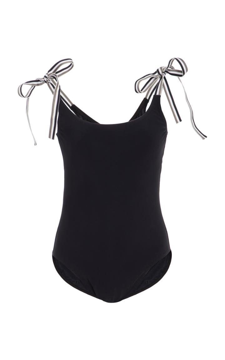 Karla Colletto Mayfair Tied One Piece Swimsuit