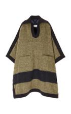 Maison Margiela Wool-blend Oversized Poncho Coat