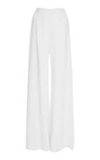 Reem Acra Wide Leg Silk Pant