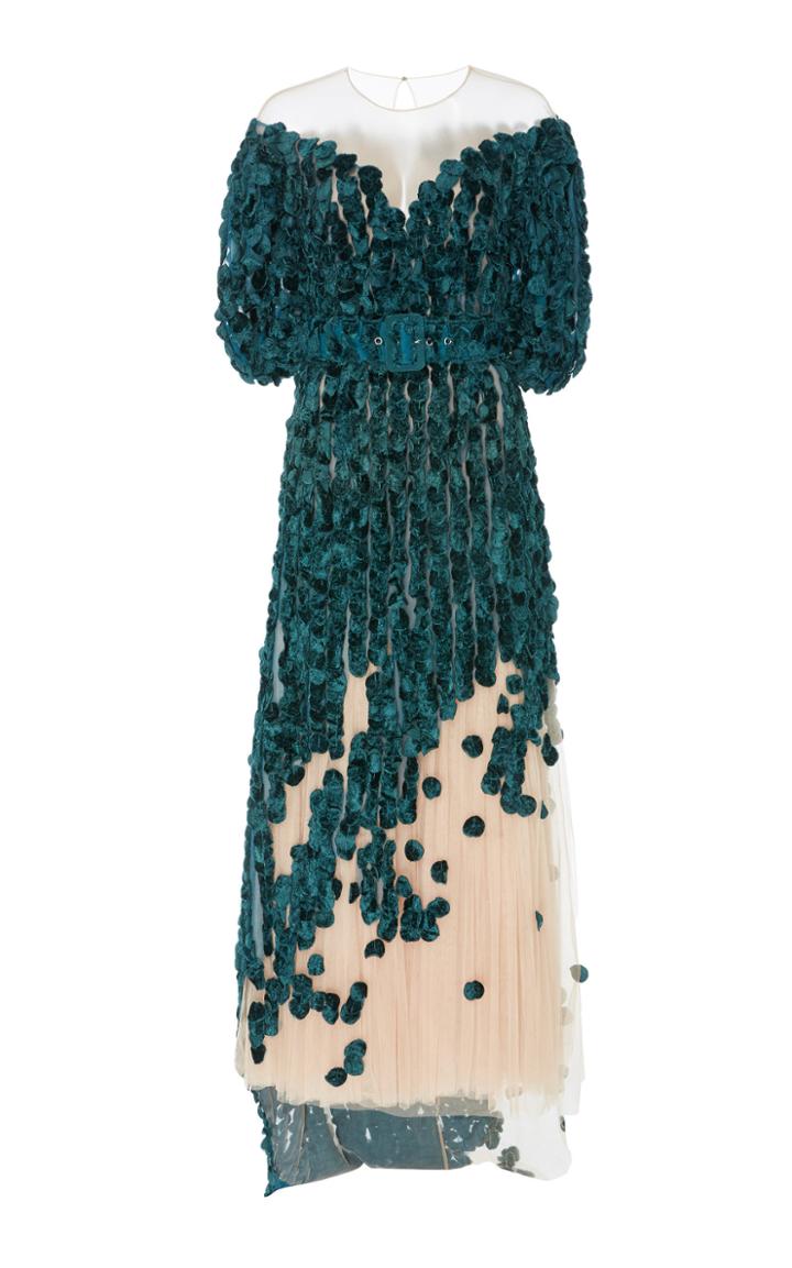 Alena Akhmadullina Silk Ruffle Gown