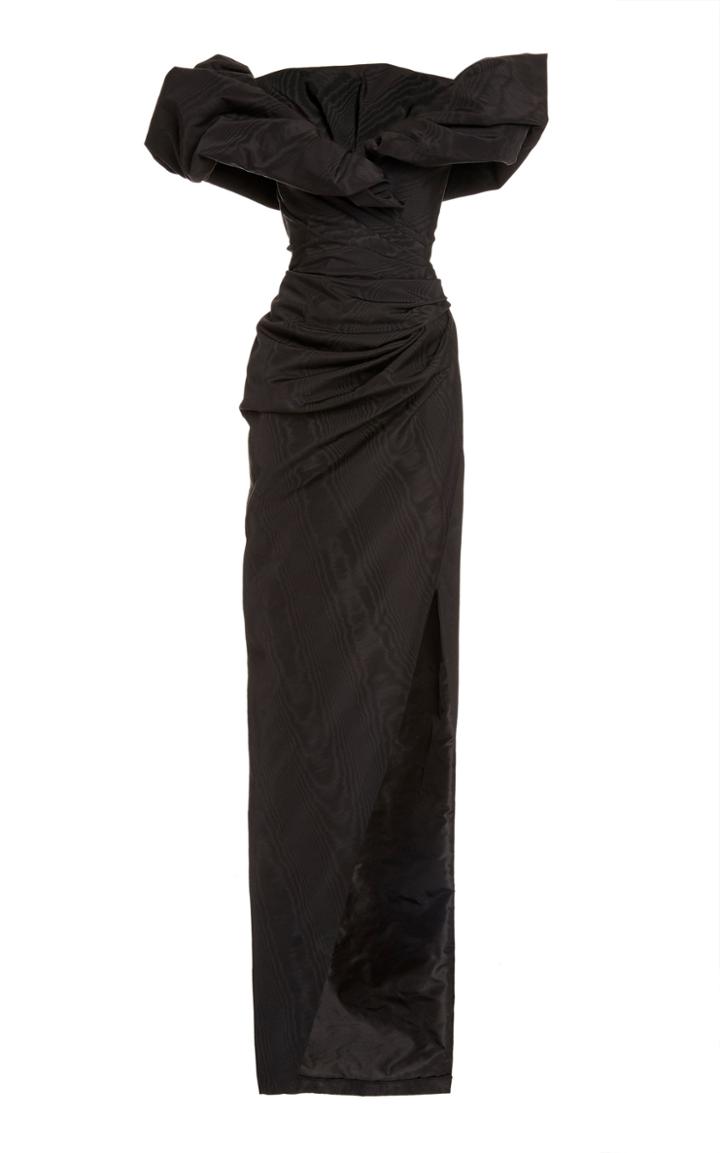 Oscar De La Renta Moir Gathered Gown