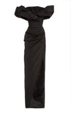 Oscar De La Renta Moir Gathered Gown