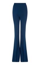 Safiyaa Halluana Crepe De Chine Flared-leg Pants Size: 40