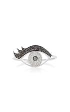 Sydney Evan Medium Evil Eye Eyelash Ring