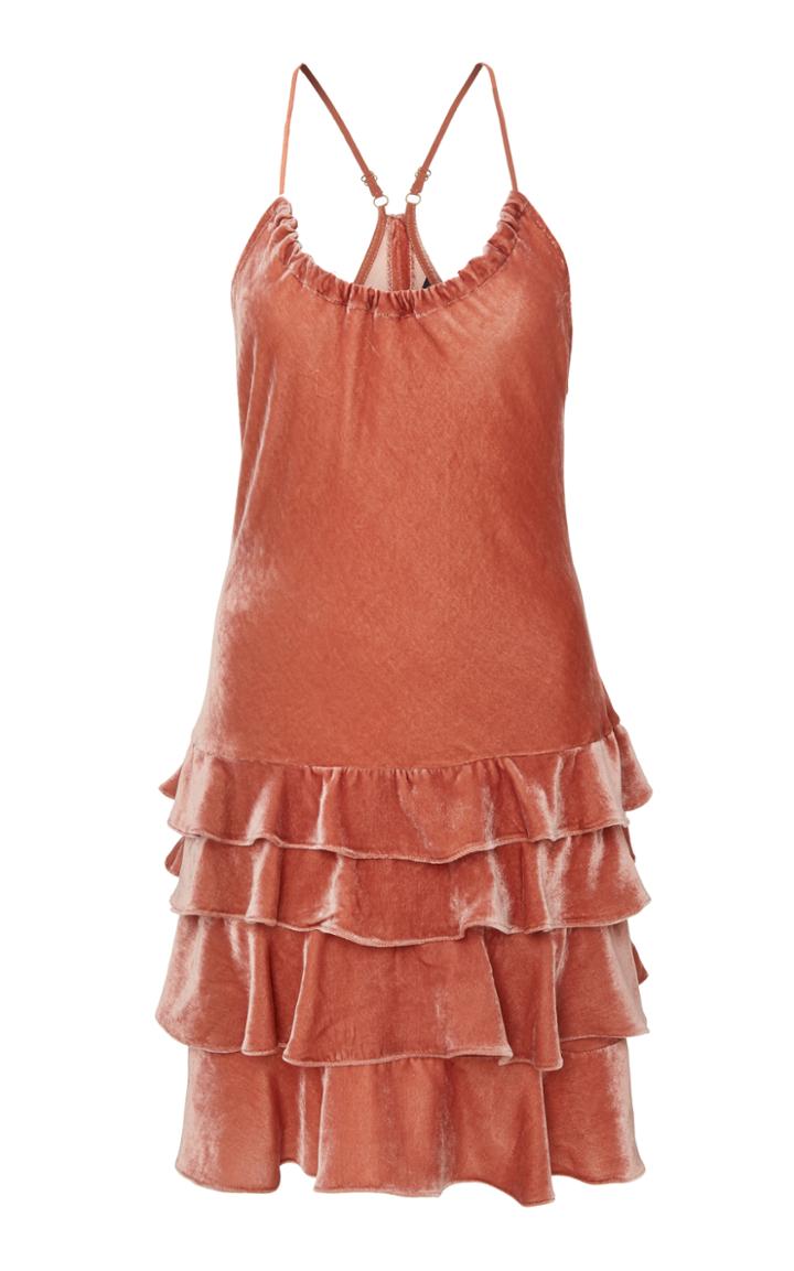 Marissa Webb Everleigh Mini Ruffle Dress
