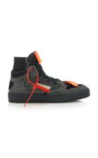 Off-white C/o Virgil Abloh Off-court Suede And Leather Sneakers