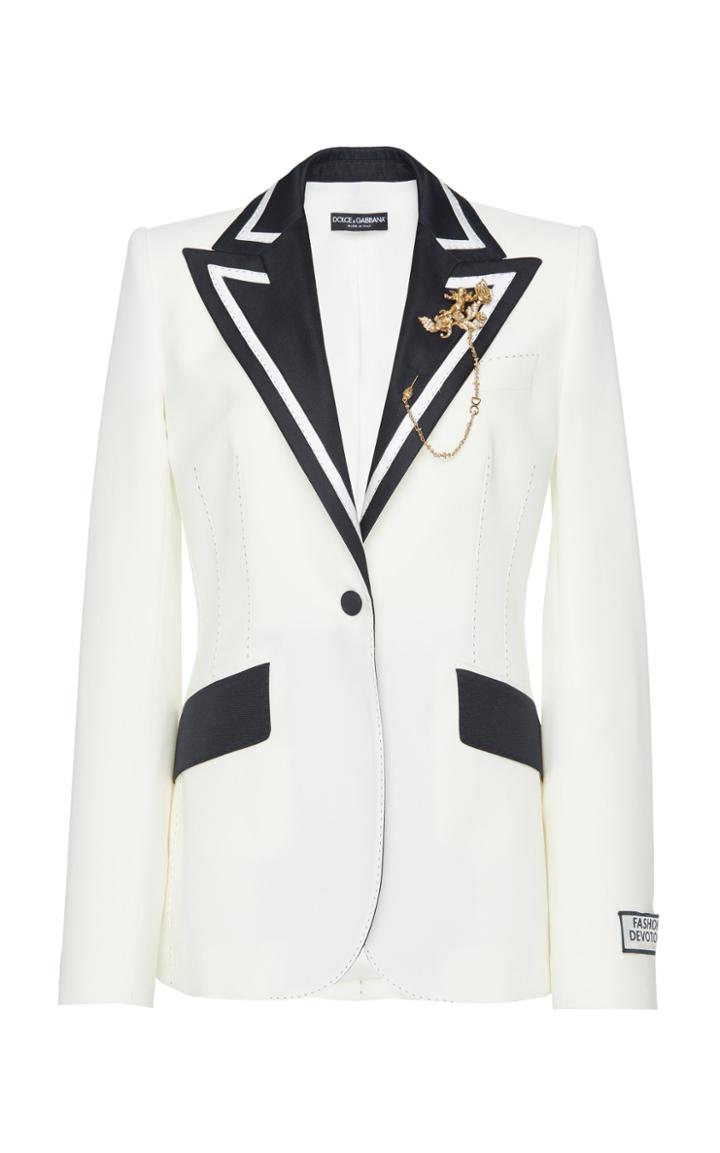 Dolce & Gabbana Contrast Lapel Jacket