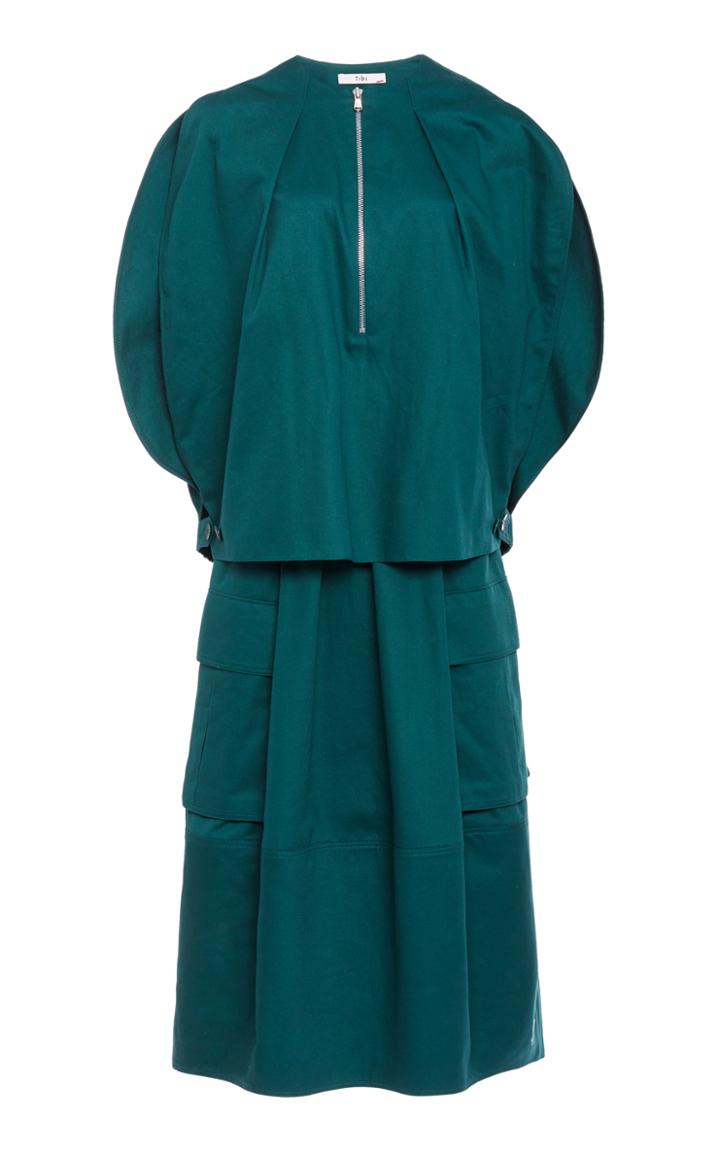 Tibi Harrison Chino Balloon Dress