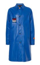 Heron Preston Long Leather Coat