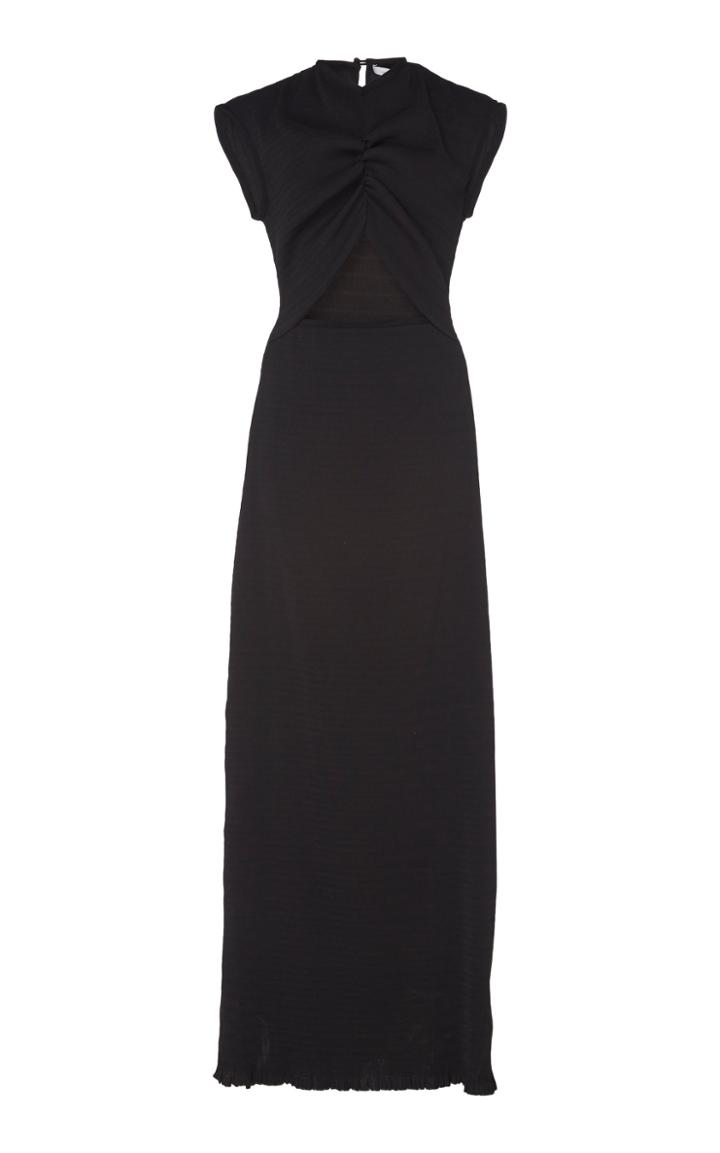 Christopher Esber Gathered Column Sleeveless Maxi Dress