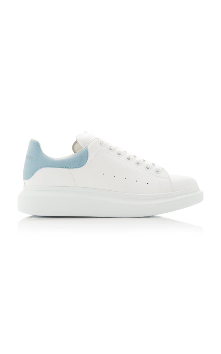 Alexander Mcqueen Lace-up Leather Platform Sneakers Size: 39