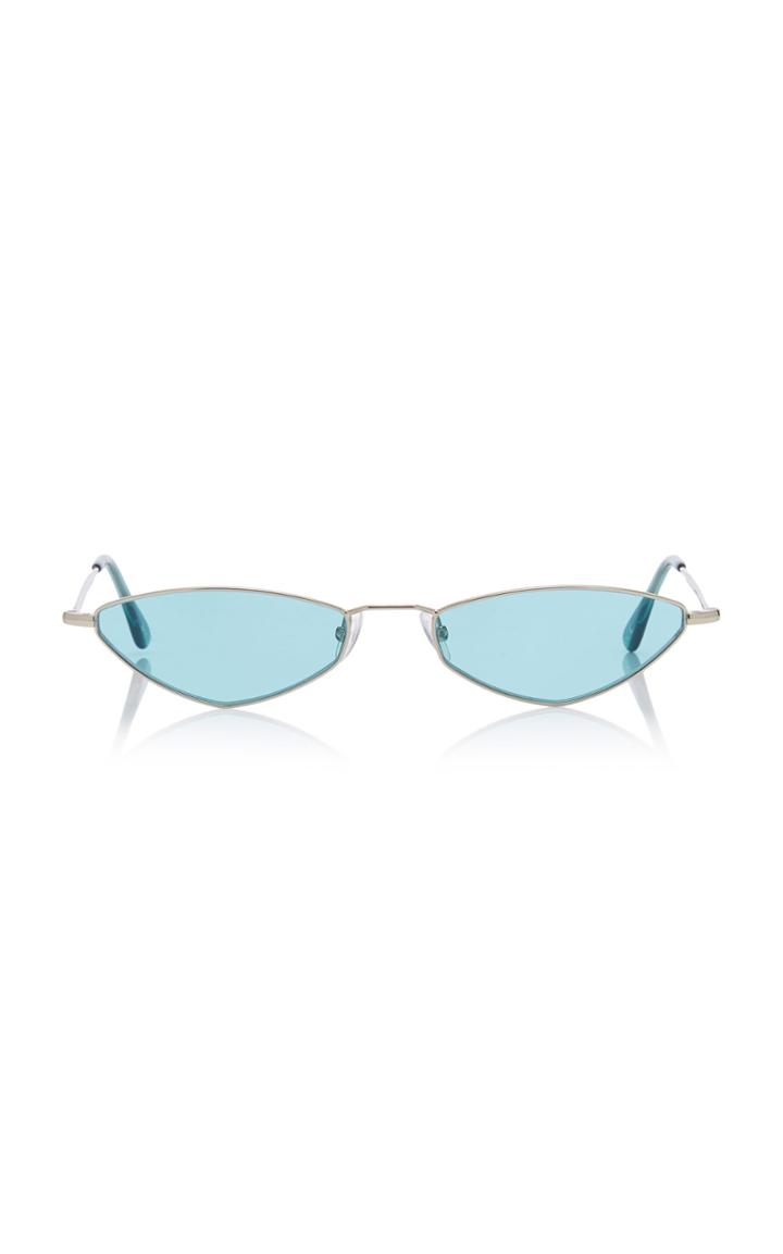 Andy Wolf Eyewear Eliza Sun Oval-frame Metal Sunglasses