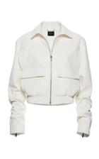 Magda Butrym Quebec Leather Bomber Jacket