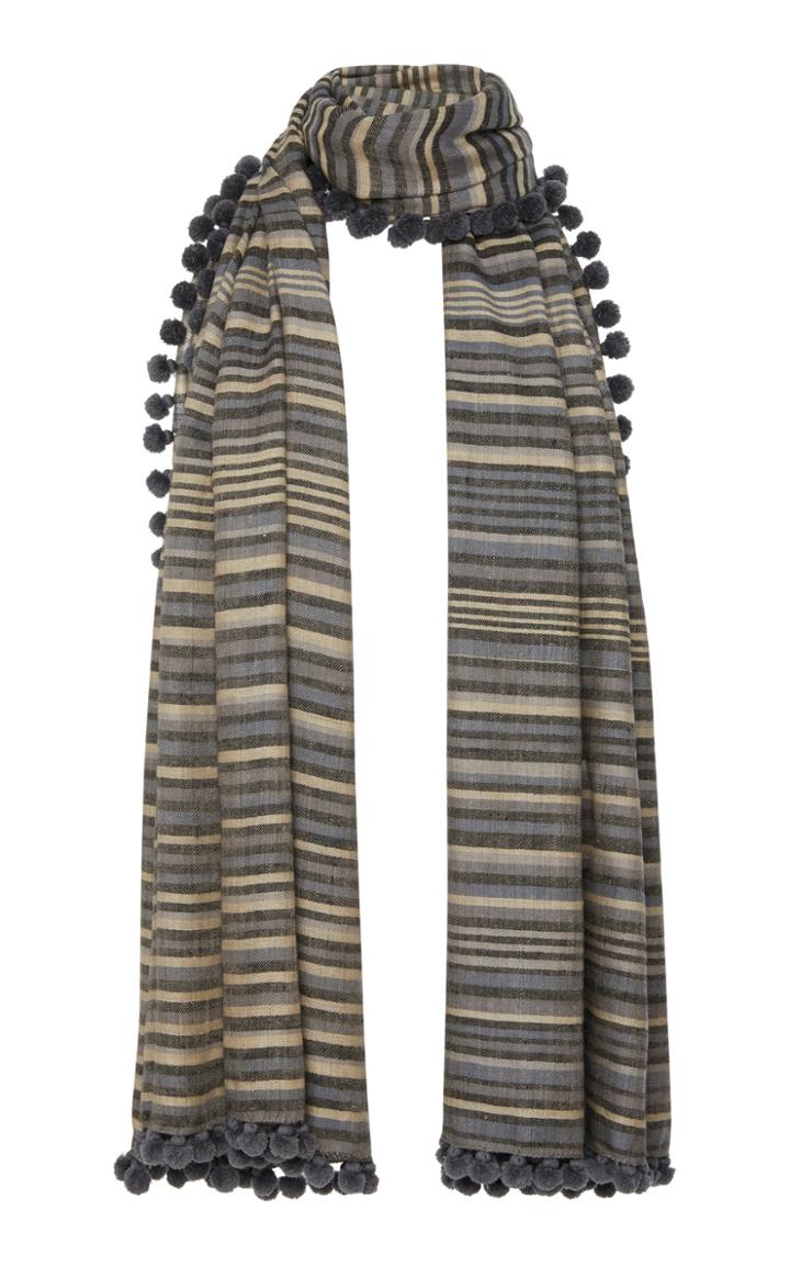 Matta Dupatta Noor Striped Cashmere Shawl