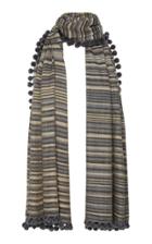 Matta Dupatta Noor Striped Cashmere Shawl