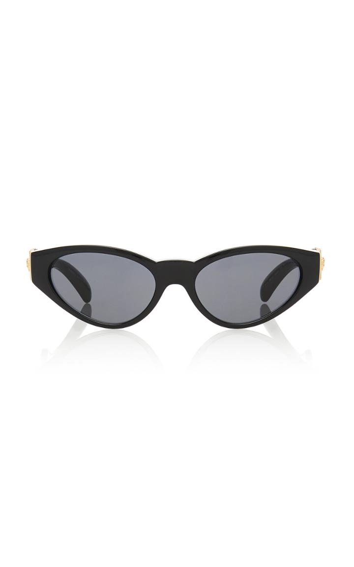Versace Cat-eye Frame Logo-embellished Acetate Sunglasses