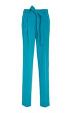 Prabal Gurung Simone Stretch Crepe Belted Trousers