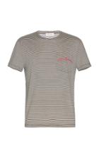 Alexander Mcqueen Logo Pocket Cotton And Silk T-shirt