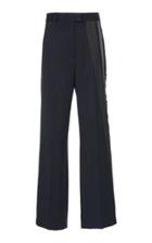 Sportmax Fumana Pinstriped Wool-blend Pants