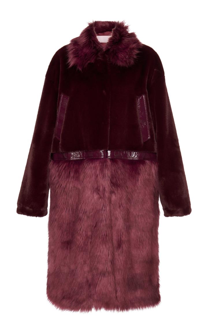 Giamba Faux Fur Coat