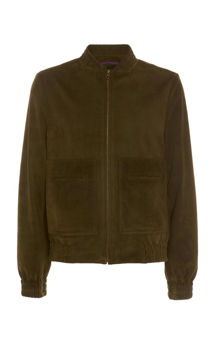 Martin Grant Suede Bomber