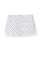Michael Kors Collection Crystal Embroidered Cotton Shorts