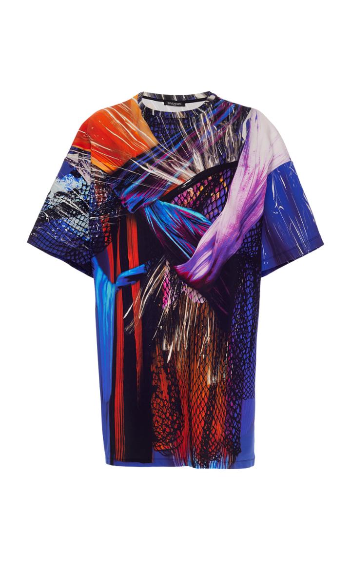 Balmain Printed Multicolored T-shirt