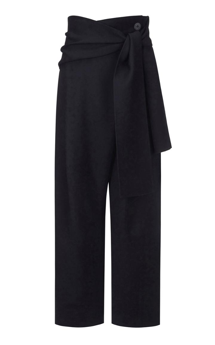 Moda Operandi Le17 Septembre Wrap-effect Wool-blend Pants